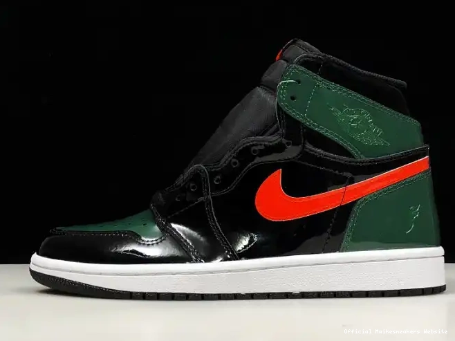 Official Maikesneakers Team Orange-Fir x Jordan AV3905-038 1 High Air SoleFly Retro Black OG 0409